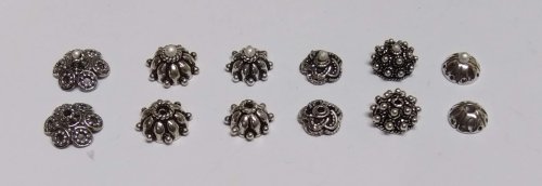 Judy Larson's Bali Style Earrings - , Contemporary Wire Jewelry, Stamping, Stamps, Butane Torch, Soldering, Solder, Drilling, Drill, used to make beautiful stud earrings 